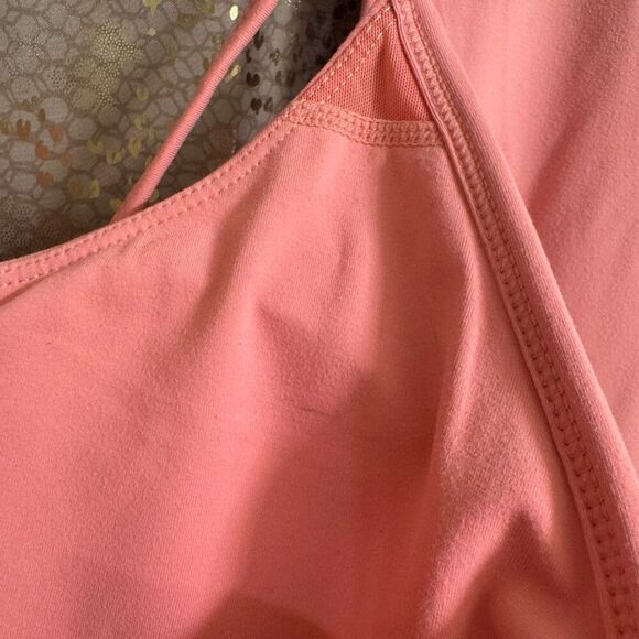 Demi Lovato Fabletics Peachy Pink Athletic Yoga Top Bottom Workout Set NWT - Picture 5 of 15
